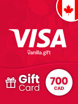 Vanilla Visa 700 CAD Canada Vanilla Visa CD Key