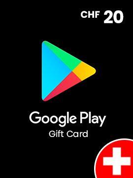 Google Play Gift Card 20 CHF Switzerland Google Play CD Key