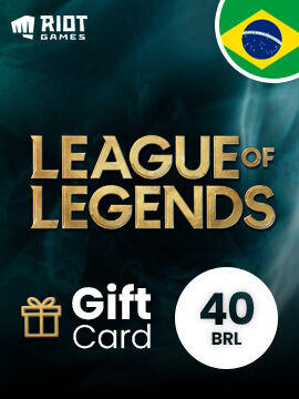 League of Legends Gift Card 40 BRL Brazil Riot CD Key