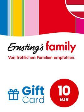 Ernstings Family Gift Card 10 EUR Austria Ernsting's family CD Key