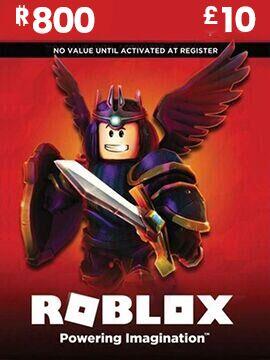 Roblox Card 10 GBP - 800 Robux CD Key