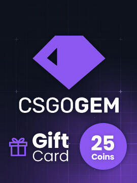 CSGOGem Gift Card 25 Coins CSGOGem CD Key