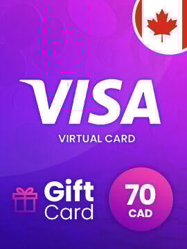 Prepaid Virtual Visa 70 CAD Canada Visa CD Key