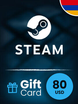 Steam Gift Card 80 USD Armenia Steam CD Key