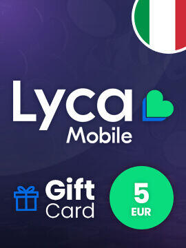 Lycamobile Gift Card 5 EUR Italy Lycamobile CD Key