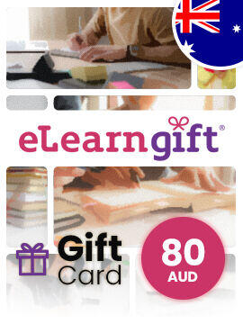 eLearnGift Gift Card 80 AUD Australia eLearnGift CD Key