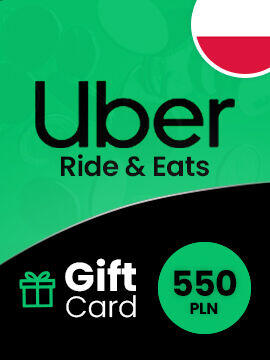 Uber Eats Gift Card 550 PLN Poland Uber CD Key