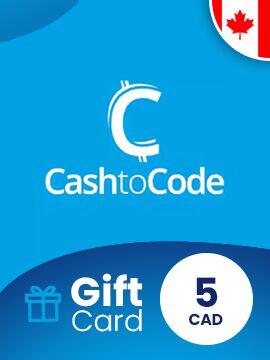 CashtoCode eVoucher 5 CAD Canada CashtoCode CD Key