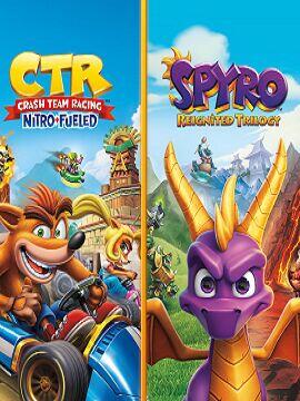 Crash Team Racing Nitro-Fueled + Spyro Game Bundle PS4 Account