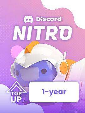 Discord Nitro 1 Year Discord Manual Top-Up