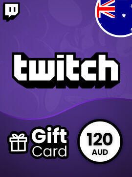 Twitch Gift Card 120 AUD Australia twitch CD Key