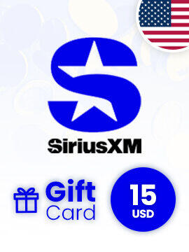 SiriusXM Gift Card 15 USD United States SiriusXM CD Key