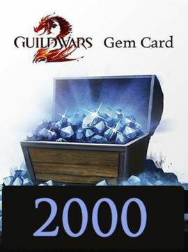 Guild Wars 2 GEM CARD 2000 Gems NCSoft CD Key