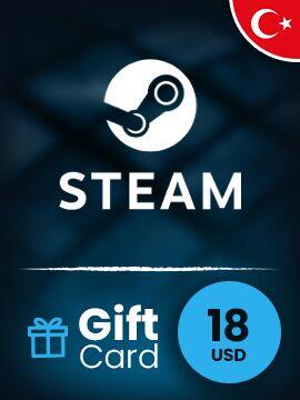 Steam Gift Card 18 USD Turkey Steam CD Key
