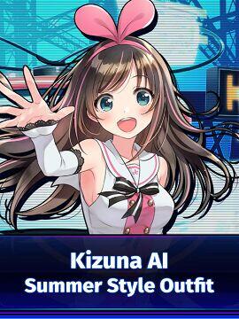 Neptunia Virtual Stars - Kizuna AI: Summer Style Outfit Europe Steam CD Key