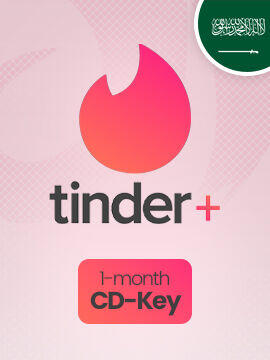 Tinder Plus 1 Month Saudi Arabia Tinder CD Key