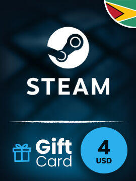Steam Gift Card 4 USD Guyana Steam CD Key
