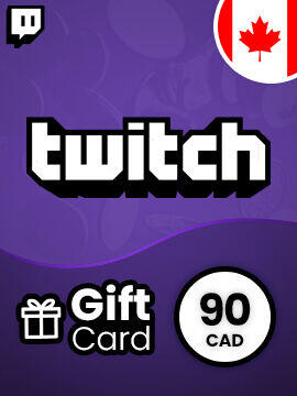 Twitch Gift Card 90 CAD Canada twitch CD Key