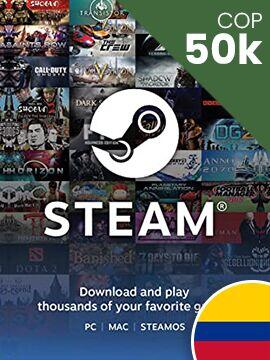 Steam Gift Card 50000 COP Steam CD Key