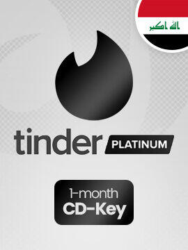 Tinder Platinum 1 Month Iraq Tinder CD Key