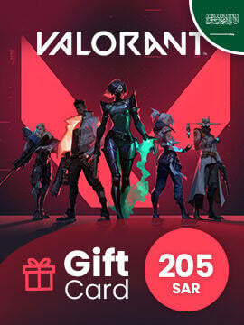 Valorant Gift Card 205 SAR Saudi Arabia Riot CD Key