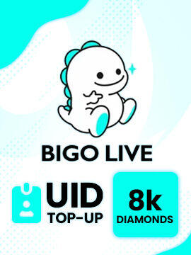 Bigo Live 8000 Diamonds Bigo Live UID Top-up