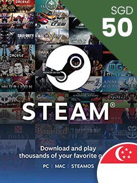 Steam Gift Card 50 SGD Singapore Steam CD Key