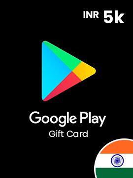 Google Play Gift Card 5000 INR India Google Play CD Key