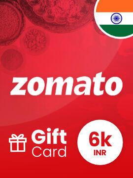 Zomato Gift Card 6000 INR India Zomato CD Key