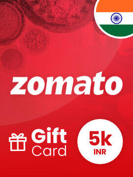 Zomato Gift Card 5000 INR India Zomato CD Key