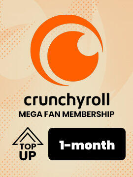 Crunchyroll Mega Fan Subscription 1 Month Crunchyroll Manual Top-Up