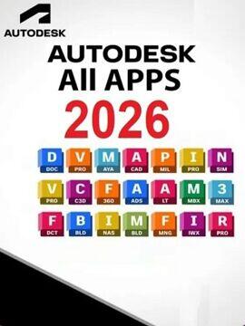 Autodesk Apps Collection 2026 (PC, Mac) 2 Years / 1 User Autodesk CD Key