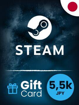 Steam Gift Card 5500 JPY Japan Steam CD Key