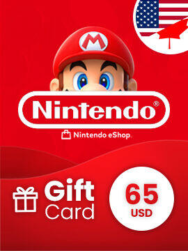 Nintendo eShop Card 65 USD North America Nintendo CD Key