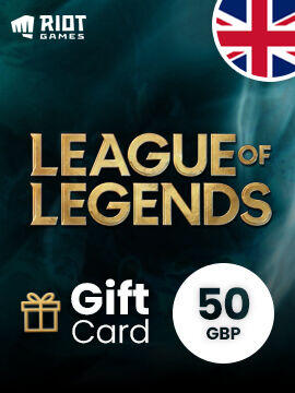 League of Legends Gift Card 50 GBP United Kingdom Riot CD Key