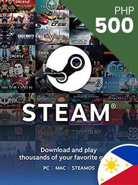 Steam Gift Card 500 PHP Philippines Steam CD Key