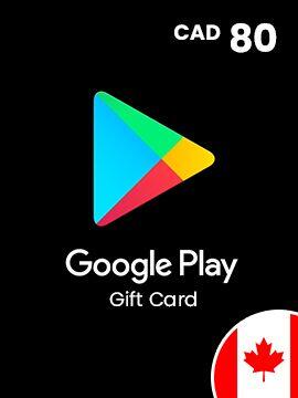 Google Play Gift Card 80 CAD Canada Google Play CD Key