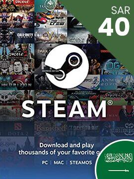 Steam Gift Card 40 SAR Steam CD Key