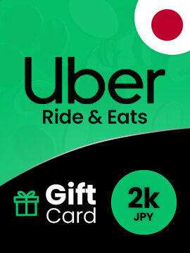Uber Eats Gift Card 2000 JPY Japan Uber CD Key