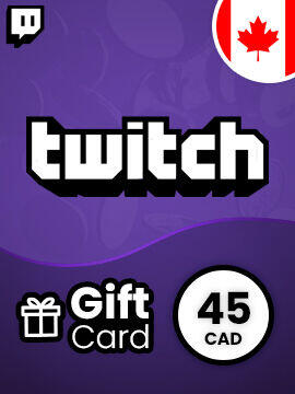 Twitch Gift Card 45 CAD Canada twitch CD Key