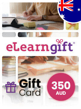 eLearnGift Gift Card 350 AUD Australia eLearnGift CD Key