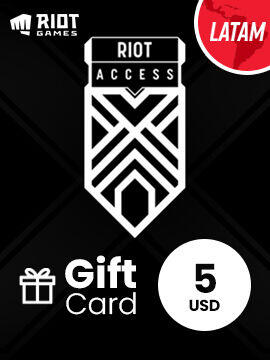 Riot Access Gift Card 5 USD Latam Riot CD Key