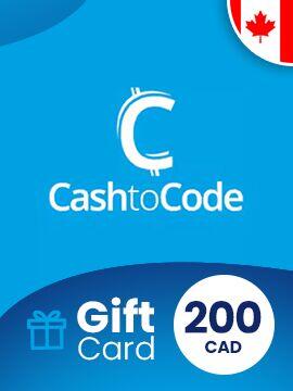 CashtoCode eVoucher 200 CAD Canada CashtoCode CD Key