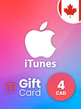 Apple iTunes Gift Card 4 CAD Canada iTunes CD Key