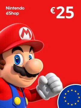 Nintendo eshop on sale card euro