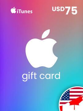 Apple iTunes Gift Card 75 USD North America iTunes CD Key