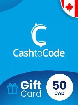 CashtoCode eVoucher 50 CAD Canada CashtoCode CD Key