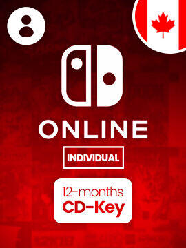 Nintendo Switch Online Individual Membership 12 Months Canada Nintendo CD Key