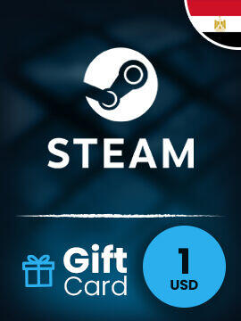 Steam Gift Card 1 USD Egypt Steam CD Key