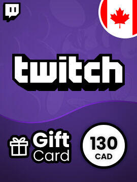 Twitch Gift Card 130 CAD Canada twitch CD Key